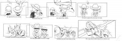 Mecha Drago Cutscene Storyboard